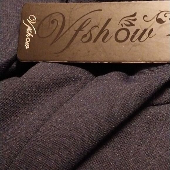 NWT VFSHOW Womens Front Zipper Slim Work Cocktail Party Pencil Dress Size L - Picture 8 of 16